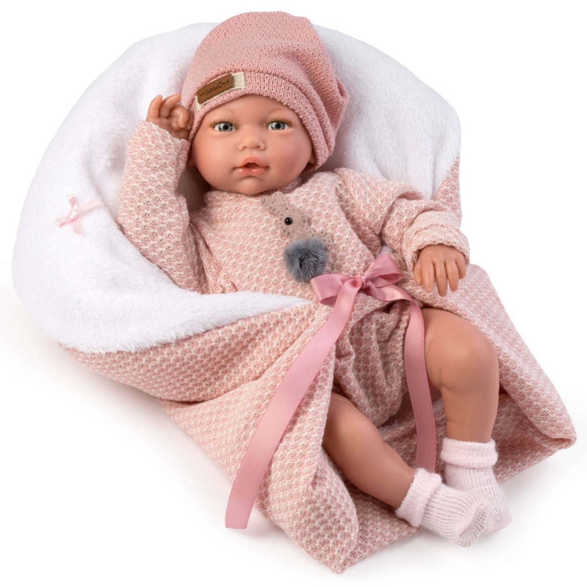 Poupée Reborn Réaliste Fille, 46 Cm, Vinyle, Made In France