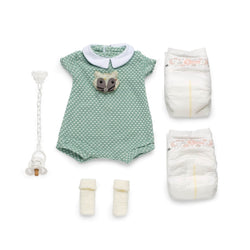 Pyjama bébé reborn Renardeau Vert