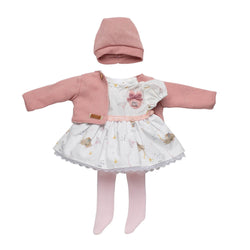 Tenue Bébé Reborn Rose