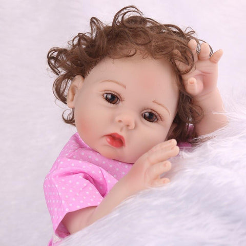Bébé Reborn Fille avec Cheveux - Ilona